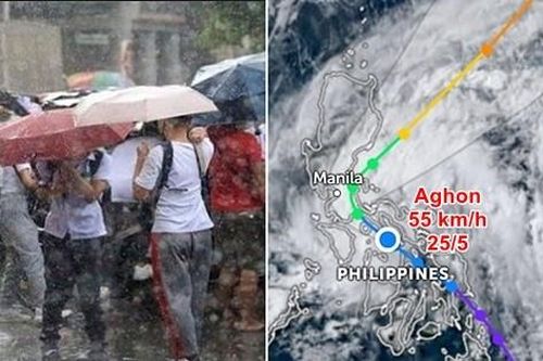 Áp thấp nhiệt đới Aghon đổ bộ 2 lần ở Philippines, sẽ thành bão mạnh đến mức nào?