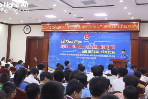 280 thí sinh tham gia Hội thi Tin học trẻ tỉnh Nghệ An lần thứ 30, năm 2024