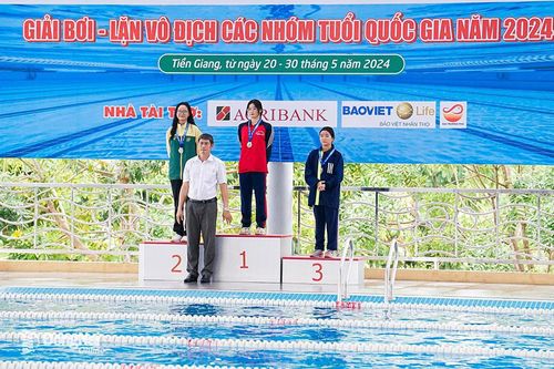 Hơn 650 vận động viên tham dự Giải Bơi - Lặn vô địch các nhóm tuổi quốc gia năm 2024