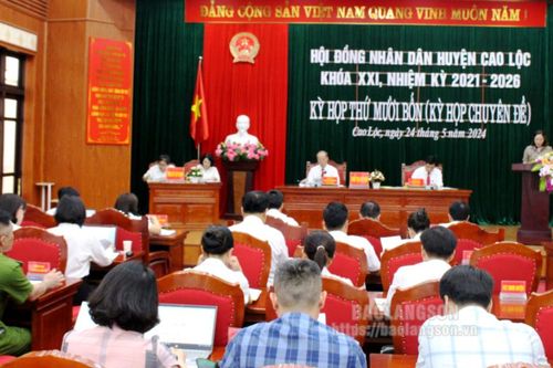 HĐND huyện Cao Lộc thông qua Nghị quyết tán thành chủ trương nhập huyện Cao Lộc vào thành phố Lạng Sơn