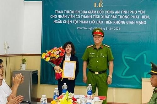 Nữ giao dịch viên ngân hàng cảnh giác ngăn chặn vụ lừa đảo