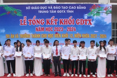 Trung tâm Giáo dục thường xuyên tỉnh tổng kết năm học 2023 - 2024