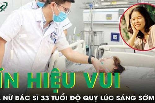 Tín hiệu vui về sức khỏe của nữ bác sĩ 33 tuổi bị đột quỵ