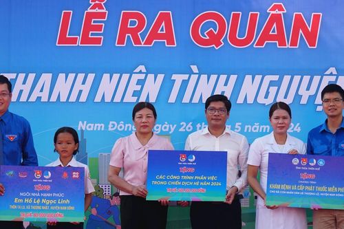 Nhiều việc làm ý nghĩa tại Chiến dịch Thanh niên tình nguyện hè năm 2024