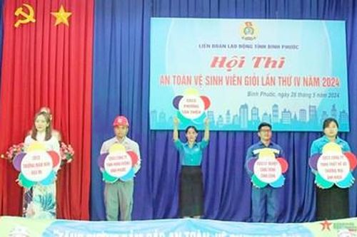 Bình Phước: Hội thi 'An toàn vệ sinh viên giỏi' năm 2024