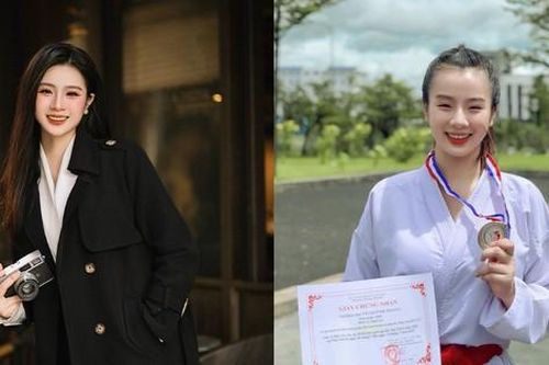 Nàng mẫu ảnh 2K5 đam mê võ thuật, từng đoạt Huy chương Bạc Karate Quốc gia