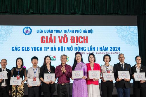 200 VĐV dự giải vô địch các CLB Yoga Hà Nội mở rộng 2024