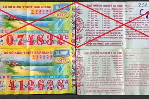Phát hiện hành vi lừa đảo làm giả vé số trúng thưởng ở Đắk Lắk