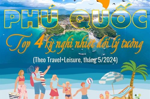 Phú Quốc - top 4 kỳ nghỉ nhiệt đới lý tưởng