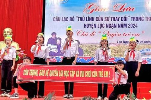 Lục Ngạn (Bắc Giang): Giao lưu 11 Câu lạc bộ Thủ lĩnh của sự thay đổi