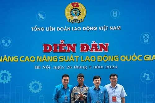 1 công nhân tỉnh Lào Cai được tôn vinh, khen thưởng tại Diễn đàn 'Nâng cao năng suất lao động quốc gia'
