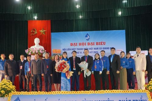 Hoàn thành đại hội Hội Liên hiệp Thanh niên Việt Nam cấp cơ sở, nhiệm kỳ 2024 - 2029