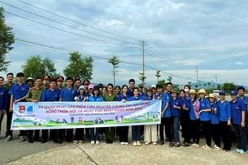 Ra quân chung tay xây dựng nông thôn mới