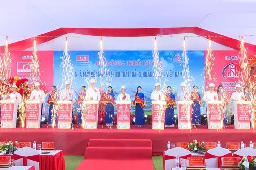 Thanh Hóa: Khởi công nhà máy dệt may hơn 1.000 tỷ đồng của nhà đầu tư Hồng Kông (Trung Quốc)