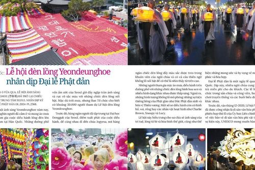 Hàn Quốc: Lễ hội đèn lồng Yeondeunghoe nhân dịp Đại lễ Phật đản