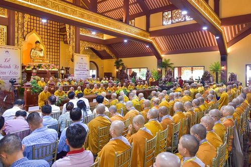 Lễ khánh tạ Tam bảo và tưởng niệm Hòa thượng Thích Quảng Tâm tại tu viện Vĩnh Đức (TP.Thủ Đức)