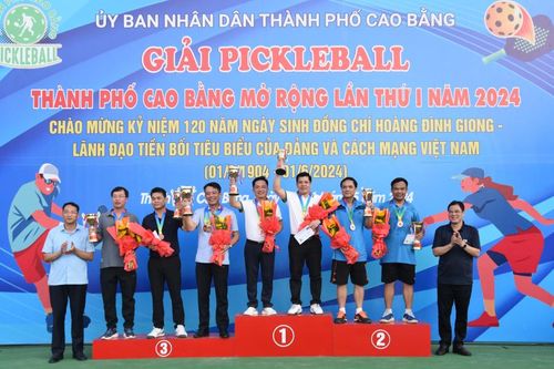 Giải Pickleball Thành phố mở rộng năm 2024 thành công tốt đẹp