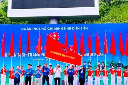 Tuổi trẻ Quảng Ninh, Điện Biên ra quân Chiến dịch Thanh niên tình nguyện Hè 2024