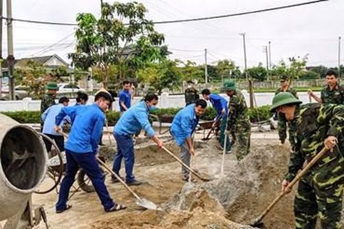 Quân - dân xứ đạo chung sức, đồng lòng