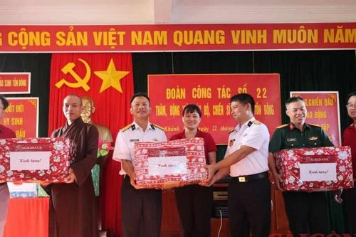 Đoàn công tác số 22 kết thúc chuyến thăm quân, dân trên quần đảo Trường Sa và nhà giàn DK1