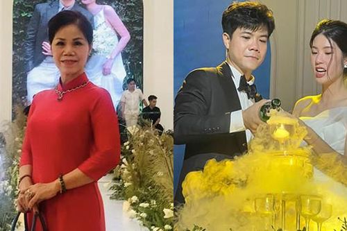 Mẹ Đinh Mạnh Ninh xúc động nhắn nhủ con trai và cô dâu mới