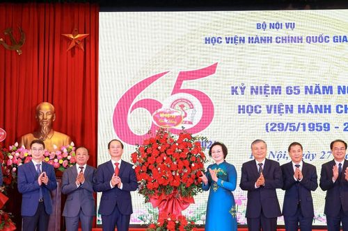 Học viện Hành chính Quốc gia kỷ niệm 65 năm thành lập