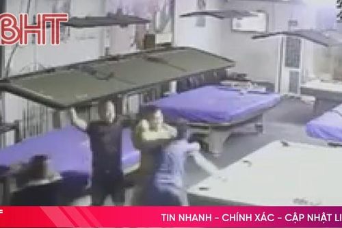 Hỗn chiến trong quán bi-a ở thị xã Hồng Lĩnh