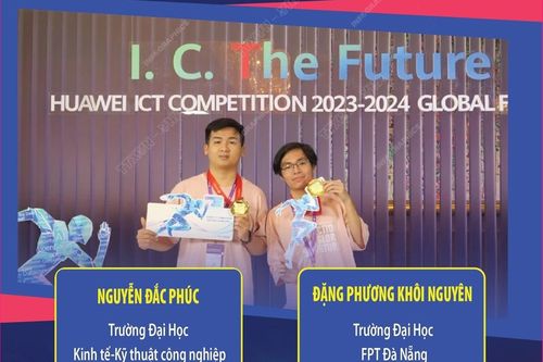 Hai sinh viên Việt Nam xuất sắc đoạt giải Ba cuộc thi ICT Huawei 2023-2024