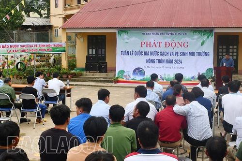 Si Ma Cai: Phát động Tuần lễ quốc gia nước sạch vệ sinh môi trường nông thôn năm 2024