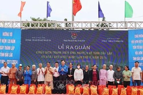 Tuổi trẻ Đắk Lắk xung kích tình nguyện hỗ trợ đồng bào dân tộc thiểu số