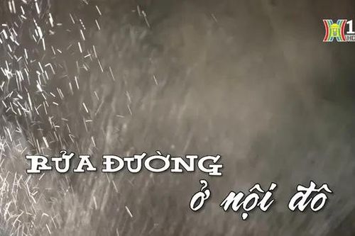 Rửa đường ở nội đô | Nhịp sống Hà Nội | 27/05/2024
