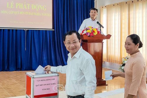 Phát động đóng góp Quỹ Đền ơn đáp nghĩa