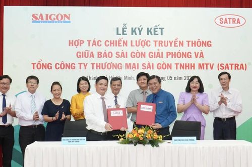 Báo SGGP ký kết hợp tác chiến lược truyền thông với Satra