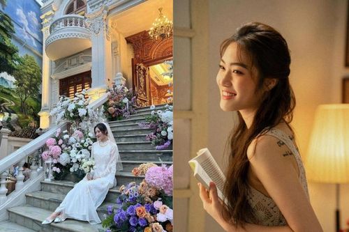 Hoa khôi bóng chuyền khoe dáng trước căn biệt thự xa hoa nhà chồng
