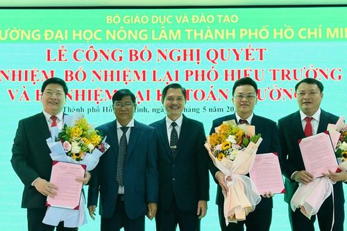 Công bố quyết định nhân sự Trường Đại học Nông Lâm TPHCM