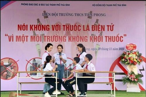 Bảo vệ môi trường học đường khỏi tác hại thuốc lá