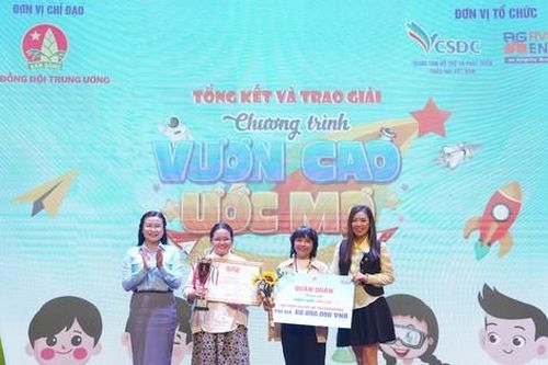 Học sinh TPHCM giành Quán quân chương trình 'Vươn cao ước mơ'