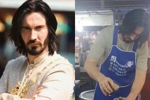 Đứng bán đồ ăn, người đàn ông bất ngờ nổi tiếng vì quá giống tài tử Hollywood
