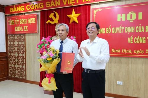 Ban Bí thư chuẩn y nhân sự tỉnh Bình Định