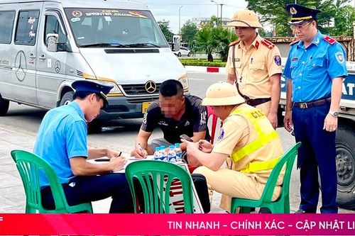 Xử phạt chủ xe hợp đồng trá hình tuyến cố định ở TP Hà Tĩnh