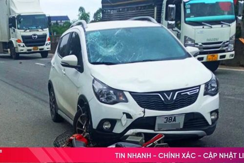Ô tô và xe đạp điện va chạm trên quốc lộ 1, cụ ông 85 tuổi tử vong