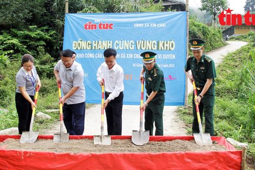 Báo Tin tức xây cầu dân sinh tại xã đặc biệt khó khăn biên giới Hà Giang