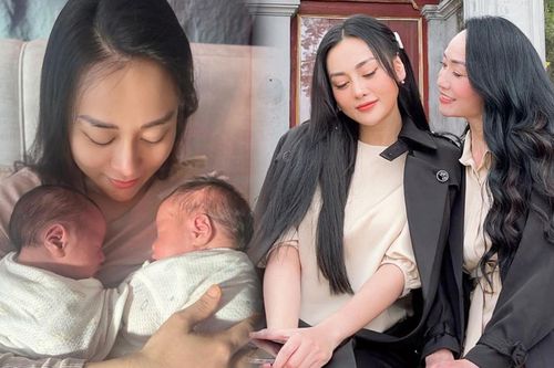 Phương Oanh khoe cặp song sinh cực đáng yêu, mẹ chồng nói một câu khiến ai cũng ngưỡng mộ