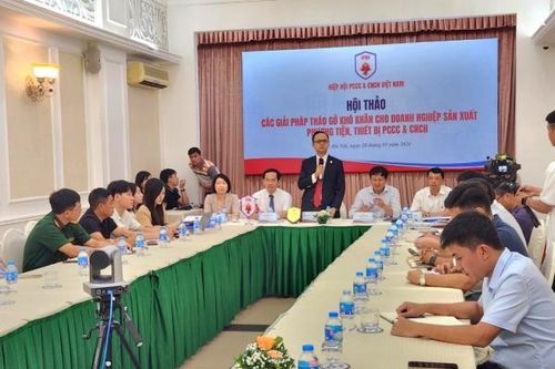 Tháo gỡ khó khăn cho doanh nghiệp sản xuất thiết bị phòng cháy chữa cháy