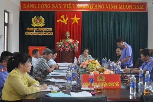 Giám sát việc giải quyết tố giác, tin báo về tội phạm tại Chư Sê