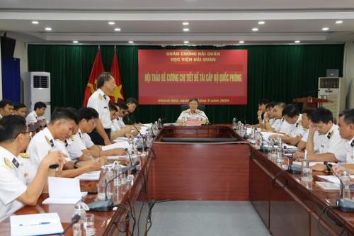 Học viện Hải quân: Hội thảo đề cương đề tài Nghệ thuật quân sự cấp Bộ Quốc phòng