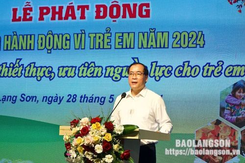 Phát động Tháng hành động Vì trẻ em năm 2024