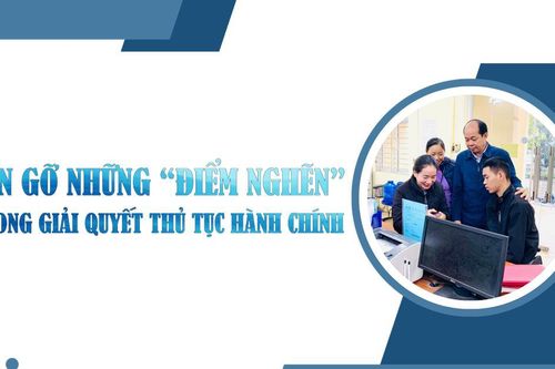 Cần gỡ những 'điểm nghẽn' trong giải quyết thủ tục hành chính