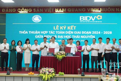Đại học Thái Nguyên và BIDV Việt Nam ký kết hợp tác toàn diện