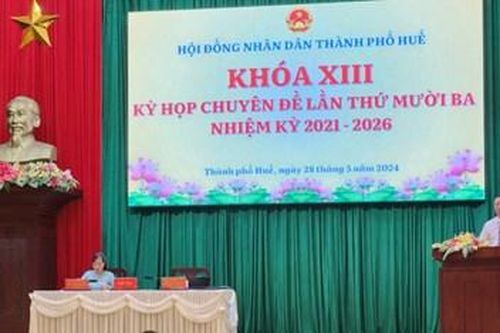Thông qua Nghị quyết phê duyệt chủ trương đầu tư nhiều dự án trên địa bàn TP. Huế